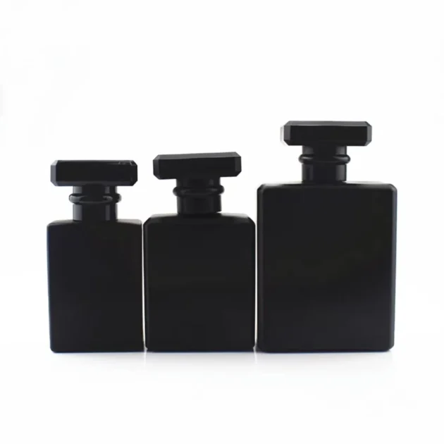 30ml 50ml Glass Perfume Bottle Transparent Black Mist Spray Bottle Empty Perfume Vial Cosmetic Container for Travel - Image 5