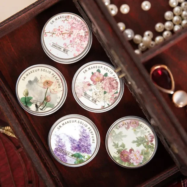 Solid Perfume For Women Portable Solid Balm Long-lasting Fragrances Fresh Elegant Female Solid Perfumes Body Aroma Gifts